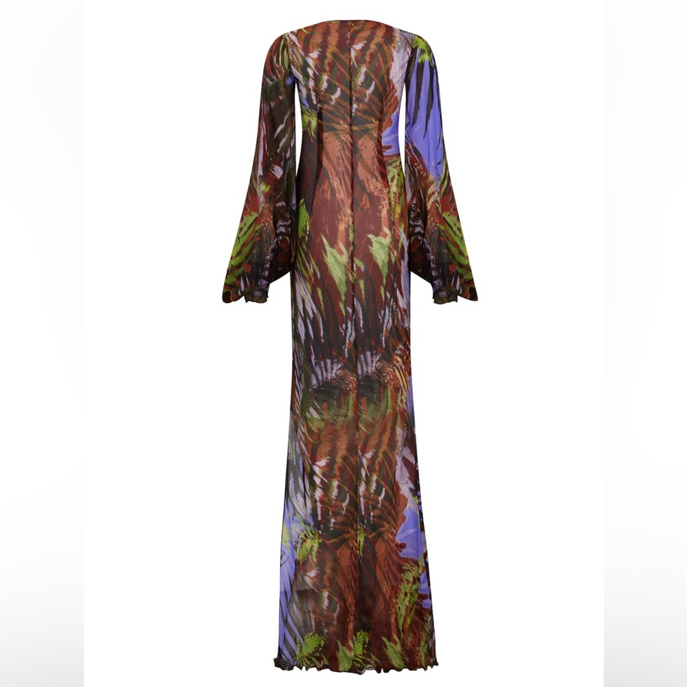 💜 NWT Women’s Rat & Boa Daliana Dress Max with Side Slit 💜 - Picture 4 of 9